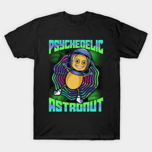 Psychedelic Astronut | Funny Astronomy Gifts | Astronomer T-Shirt by Proficient Tees